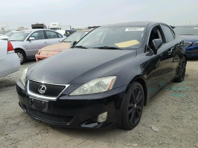 JTHBK262282072131 - 2008 LEXUS IS 250 BLACK photo 2