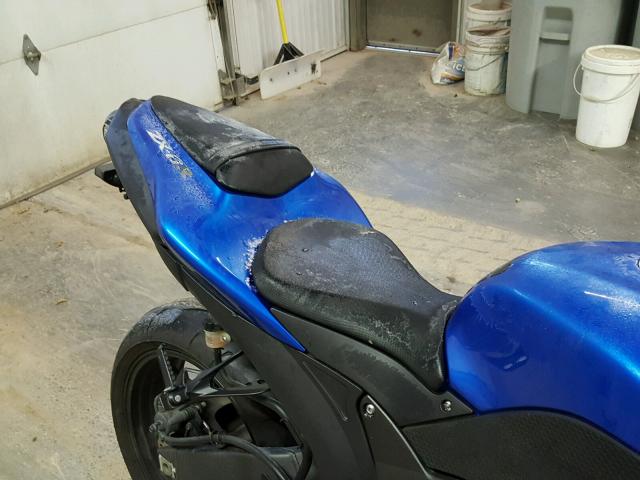 JKAZX4P178A047339 - 2008 KAWASAKI ZX600 P BLUE photo 6