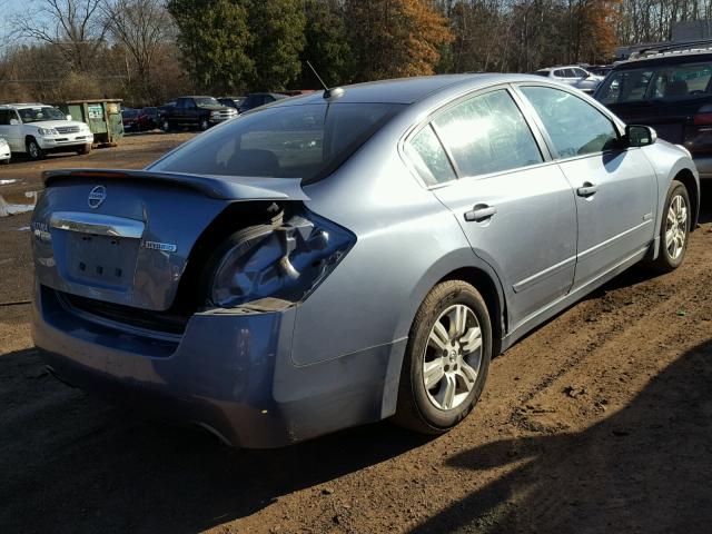 1N4CL2AP4AC153241 - 2010 NISSAN ALTIMA HYB BLUE photo 4