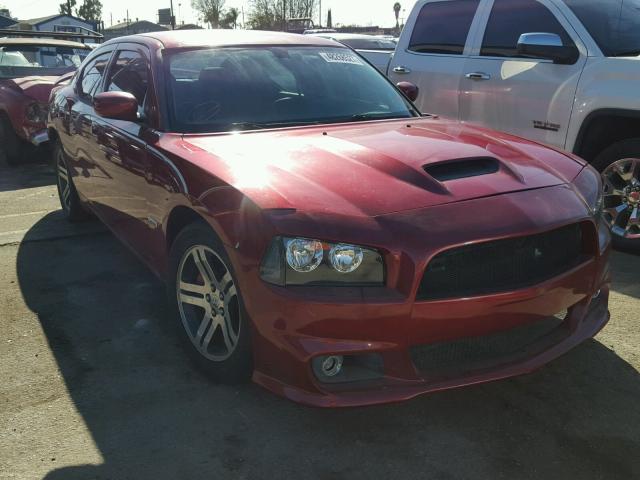 2B3KA73W46H369755 - 2006 DODGE CHARGER SR BURGUNDY photo 1