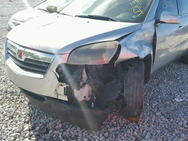 5GZER237X8J254125 - 2008 SATURN OUTLOOK XR ვერცხლისფერი ფოტო 9