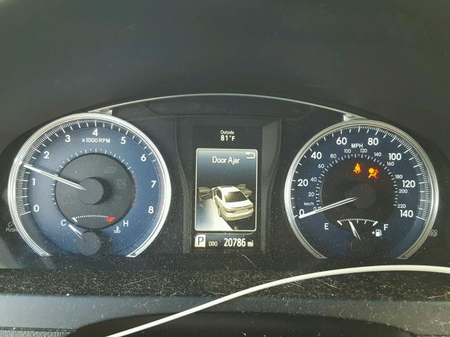 4T1BF1FK4GU153744 - 2016 TOYOTA CAMRY LE ნაცრისფერი ფოტო 8