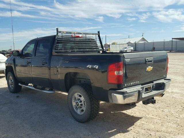 1GC1KXEG2BF235058 - 2011 CHEVROLET SILVERADO BLACK photo 3