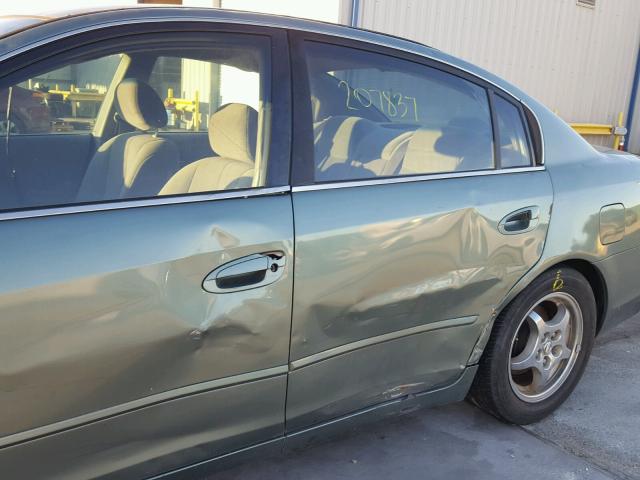 1N4AL11D52C108396 - 2002 NISSAN ALTIMA BAS GREEN photo 10