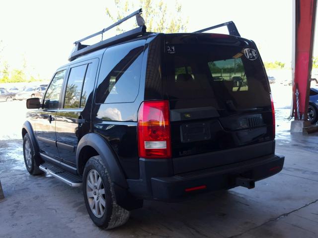 SALAE25455A321930 - 2005 LAND ROVER LR3 SE BLACK photo 3