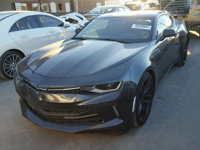 1G1FB1RSXG0155754 - 2016 CHEVROLET CAMARO LT BLACK photo 2