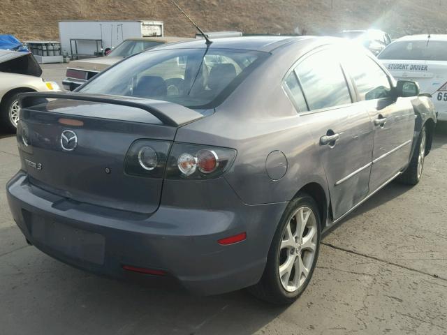 JM1BK32F281169724 - 2008 MAZDA 3 I GRAY photo 4