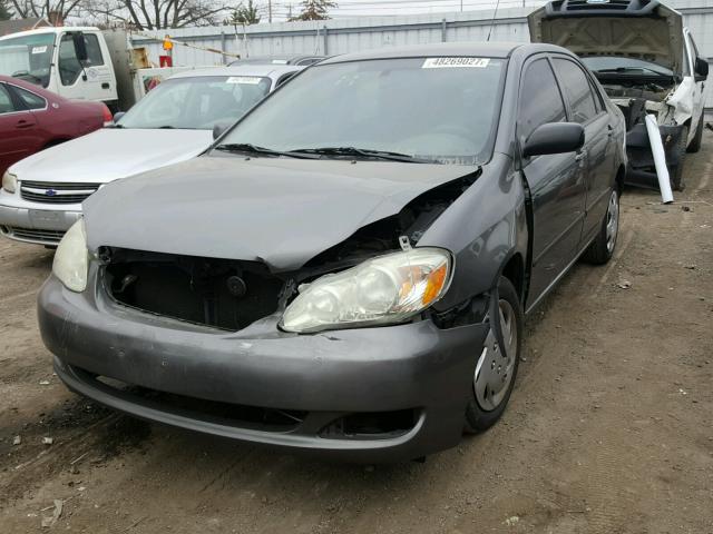 2T1BR32E27C828379 - 2007 TOYOTA COROLLA CE GRAY photo 2