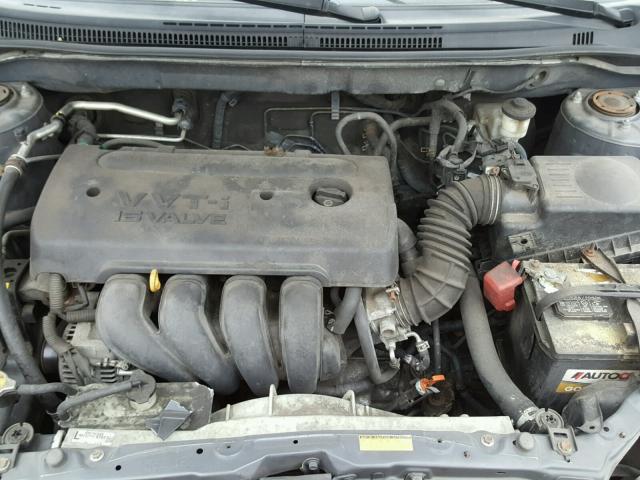 2T1BR32E27C828379 - 2007 TOYOTA COROLLA CE GRAY photo 7