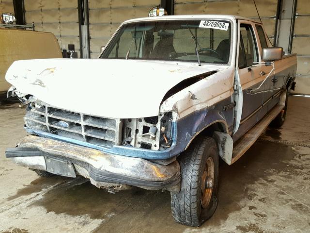 1FTHX26M2NKA70342 - 1992 FORD F250 TWO TONE photo 2