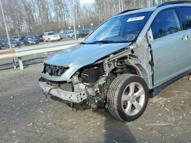 2T2HK31U28C048757 - 2008 LEXUS RX 350 GREEN photo 9