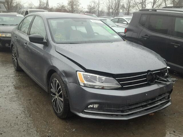 3VWD17AJXGM333485 - 2016 VOLKSWAGEN JETTA SPOR GRAY photo 1