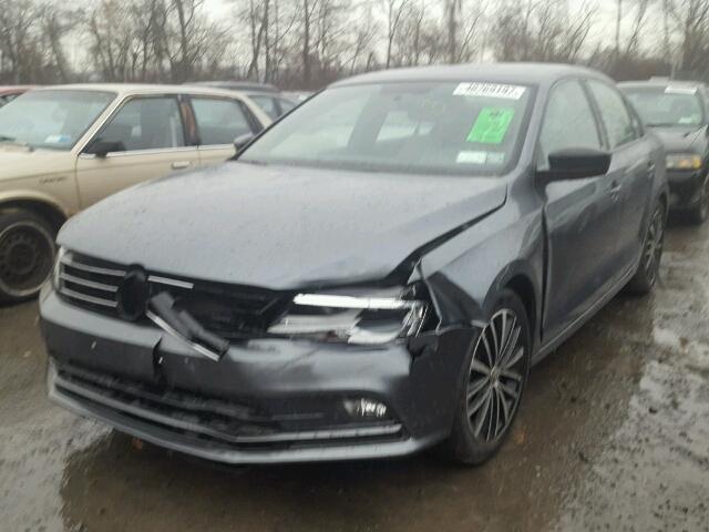 3VWD17AJXGM333485 - 2016 VOLKSWAGEN JETTA SPOR GRAY photo 2