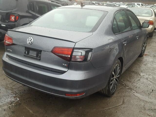 3VWD17AJXGM333485 - 2016 VOLKSWAGEN JETTA SPOR GRAY photo 4