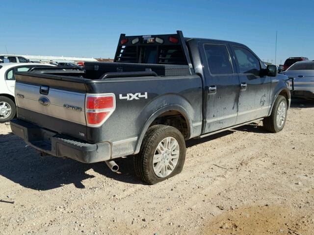 1FTFW1EV0AFA64377 - 2010 FORD F150 SUPER BLACK photo 4