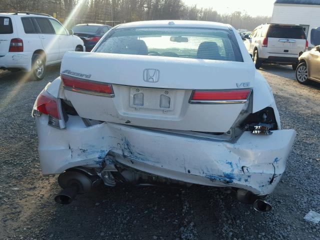 1HGCP3F88CA022173 - 2012 HONDA ACCORD EXL WHITE photo 9