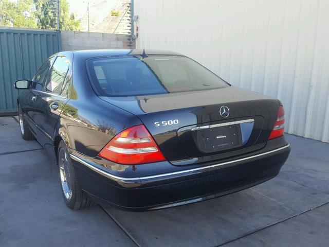 WDBNG75J6YA041426 - 2000 MERCEDES-BENZ S 500 BLACK photo 3