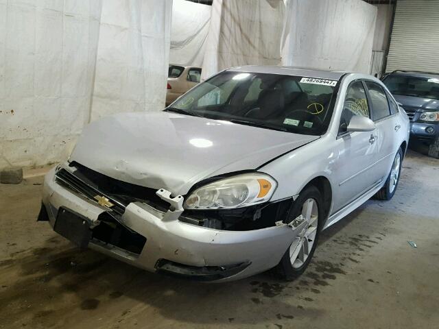 2G1WC5EM9A1145188 - 2010 CHEVROLET IMPALA LTZ SILVER photo 2