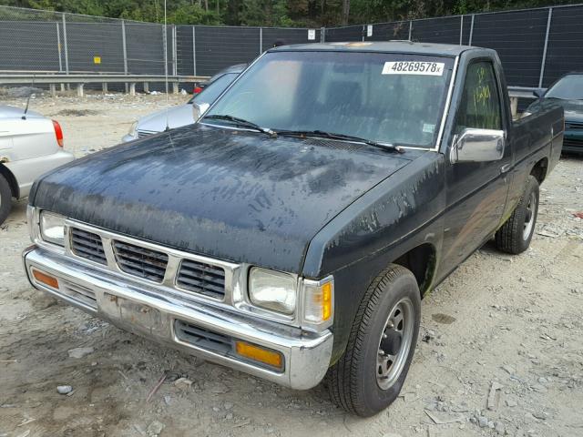 1N6SD11S1RC330371 - 1994 NISSAN TRUCK BASE GREEN photo 2