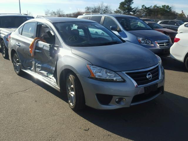 3N1AB7APXEY260506 - 2014 NISSAN SENTRA S SILVER photo 1