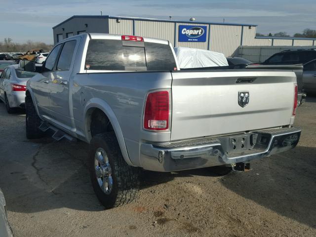 3C6UR5FL5FG682455 - 2015 RAM 2500 LARAM SILVER photo 3