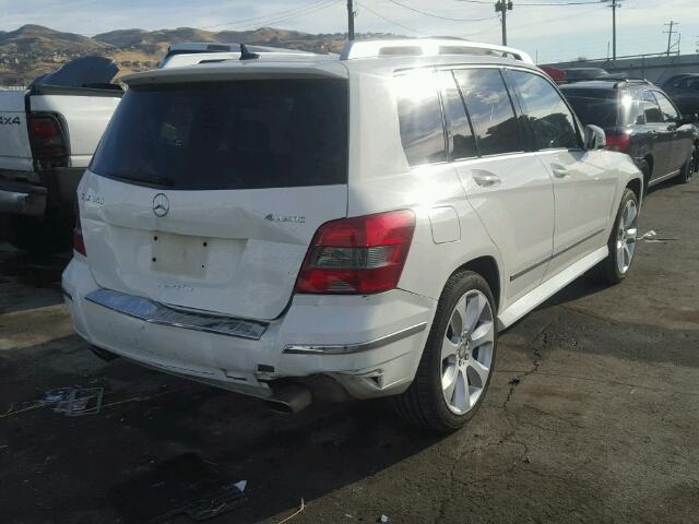 WDCGG8HB5AF316579 - 2010 MERCEDES-BENZ GLK 350 4M WHITE photo 4