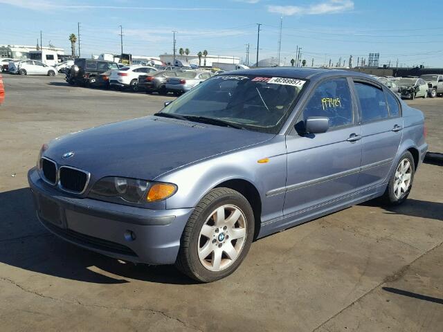 WBAAZ33495KW78796 - 2005 BMW 325 IS SUL BLUE photo 2