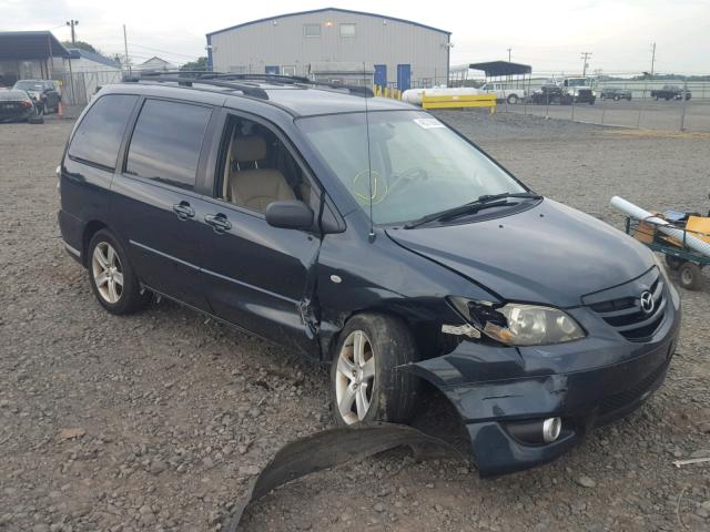 JM3LW28J340504639 - 2004 MAZDA MPV WAGON GREEN photo 1