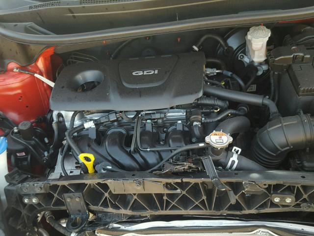 KNADM4A36H6016098 - 2017 KIA RIO LX Կարմիր լուսանկար 7