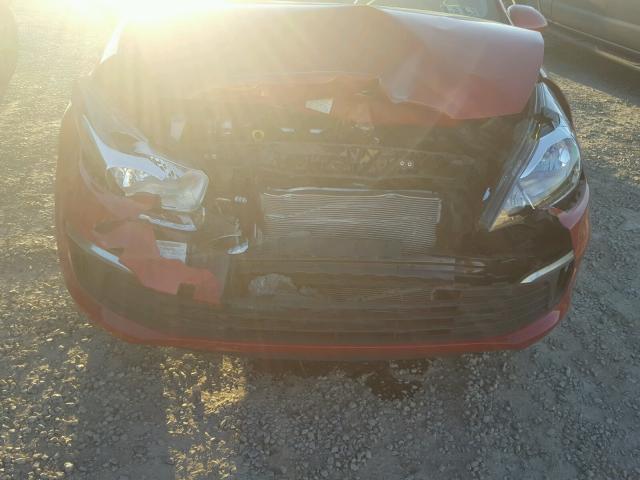 KNADM4A36H6016098 - 2017 KIA RIO LX Կարմիր լուսանկար 9