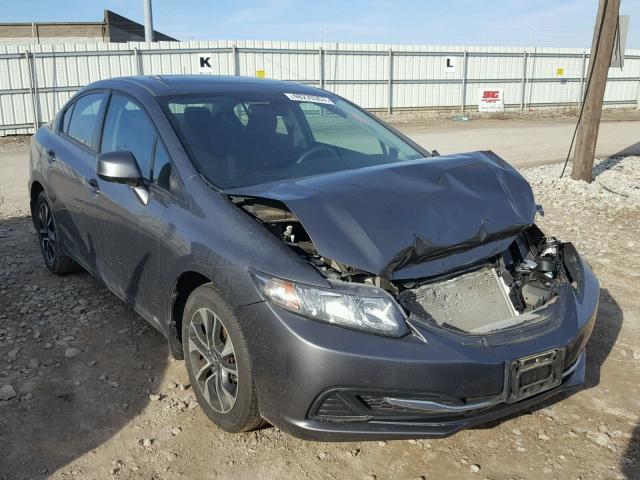 19XFB2F82DE248065 - 2013 HONDA CIVIC EX GRAY photo 1