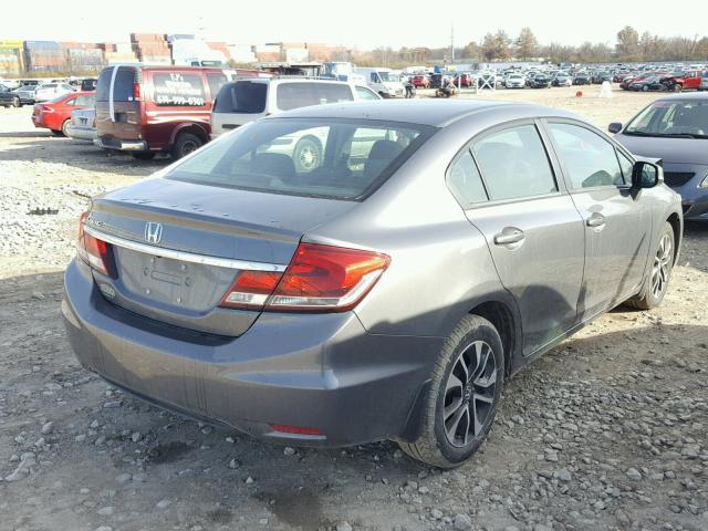 19XFB2F82DE248065 - 2013 HONDA CIVIC EX GRAY photo 4