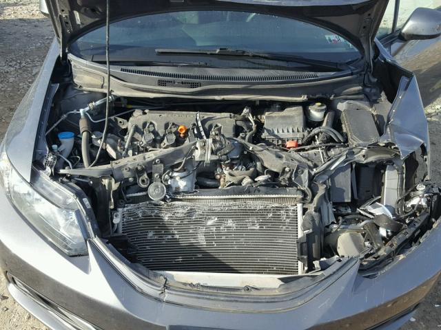 19XFB2F82DE248065 - 2013 HONDA CIVIC EX GRAY photo 7
