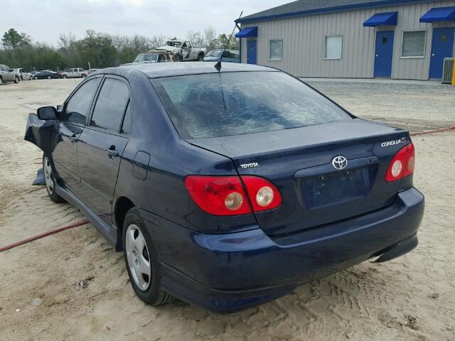 2T1BR30E55C357215 - 2005 TOYOTA COROLLA CE BLUE photo 3