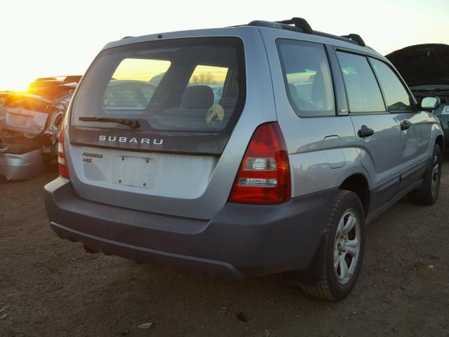 JF1SG63663H762977 - 2003 SUBARU FORESTER 2 GRAY photo 4