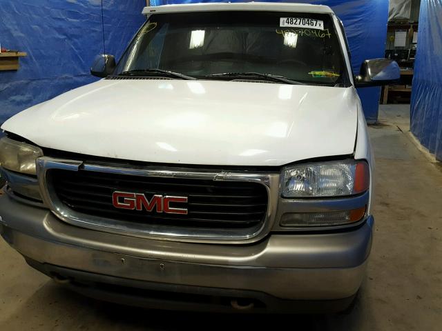 1GTEK19V21E112050 - 2001 GMC NEW SIERRA WHITE photo 9