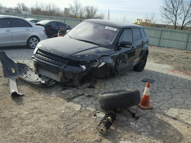 SALVP2BG8CH613358 - 2012 LAND ROVER RANGE ROVE BLACK photo 2