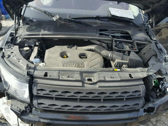 SALVP2BG8CH613358 - 2012 LAND ROVER RANGE ROVE BLACK photo 7