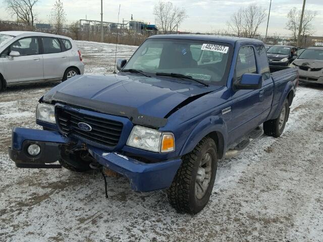 1FTZR45E28PA71065 - 2008 FORD RANGER SUP BLUE photo 2