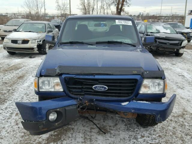 1FTZR45E28PA71065 - 2008 FORD RANGER SUP BLUE photo 9