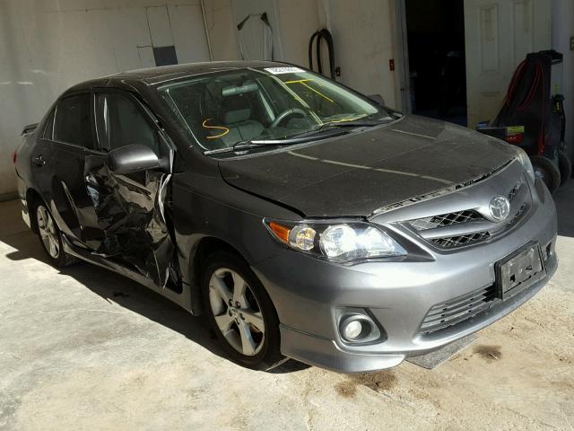 5YFBU4EE2CP051373 - 2012 TOYOTA COROLLA BA CHARCOAL photo 1