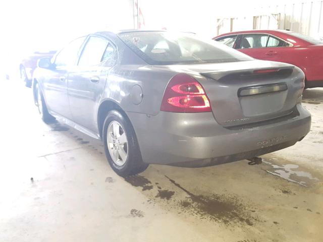 2G2WP552671204933 - 2007 PONTIAC GRAND PRIX GRAY photo 3