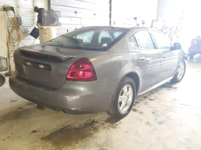 2G2WP552671204933 - 2007 PONTIAC GRAND PRIX GRAY photo 4