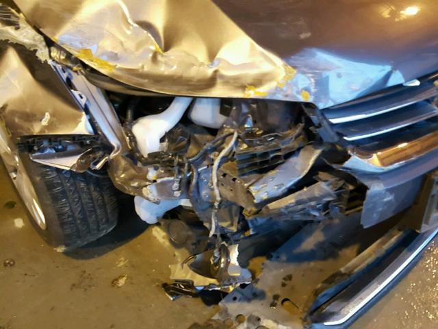 1HGCR2F86DA153608 - 2013 HONDA ACCORD EXL GRAY photo 9