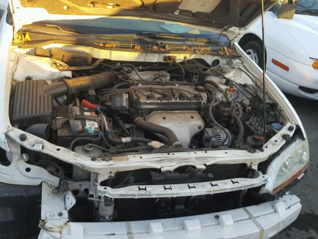 JHMCG56602C035526 - 2002 HONDA ACCORD EX WHITE photo 7