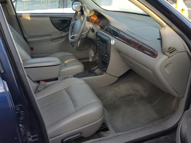 1G1NE52J616202813 - 2001 CHEVROLET MALIBU LS ლურჯი ფოტო 5
