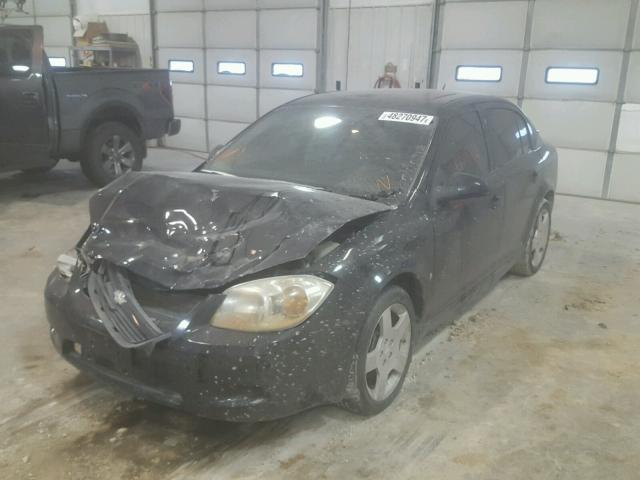 1G1AM58B387136730 - 2008 CHEVROLET COBALT SPO GRAY photo 2