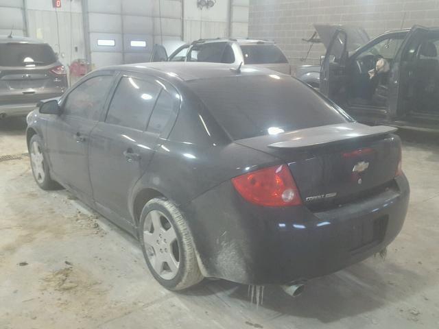 1G1AM58B387136730 - 2008 CHEVROLET COBALT SPO GRAY photo 3