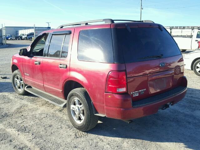 1FMZU73K34UC37934 - 2004 FORD EXPLORER X MAROON photo 3