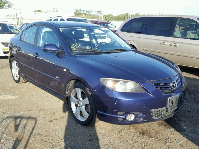 JM1BK324761486734 - 2006 MAZDA 3 S PURPLE photo 1